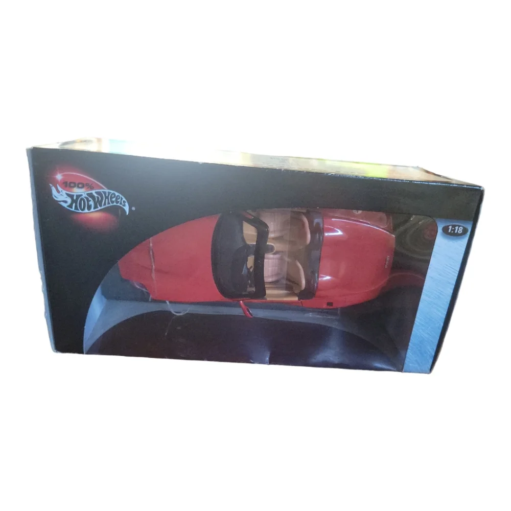 Vtg 2000 Hot Wheels Ferrari 1:18 550 Barchetta Pininfarina Diecast RED 100% NIB